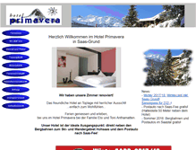 Tablet Screenshot of hotelprimavera.ch