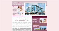 Desktop Screenshot of hotelprimavera.com
