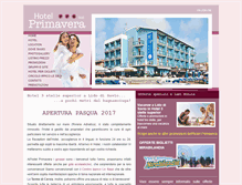 Tablet Screenshot of hotelprimavera.com